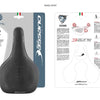 Saddle SB Vlare Rivale 3zone uni Black
