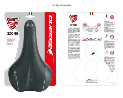 Sella SELLE Bassano Volare M X33 uomini - Nero