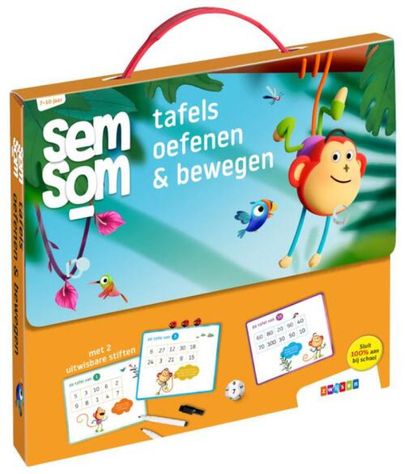 Zwijsen semsom tafels oefenen bewegen