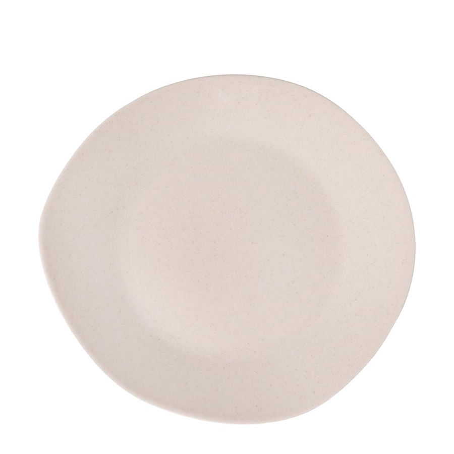 Senza plato llano mikos beige 30cm