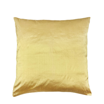 Fodera per cuscino in seta Seq home oro 45x45 cm