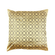 Fodera per cuscino in seta Seq home marrone oro 45x45 cm