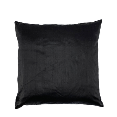 Fodera per cuscino in seta Seq home nera 45x45 cm