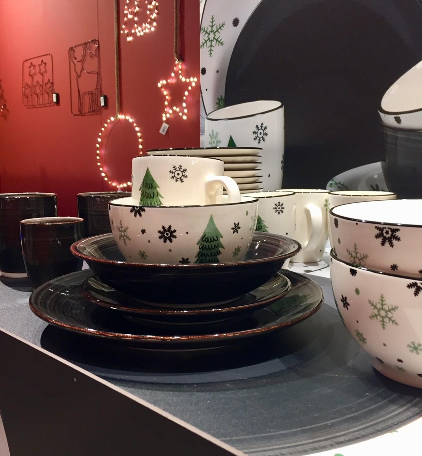 Svenska living bord kerstboom deco ø26,5cm