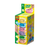 Ses vingerverf pastel 6 kleuren x 45 ml - afbeelding 1