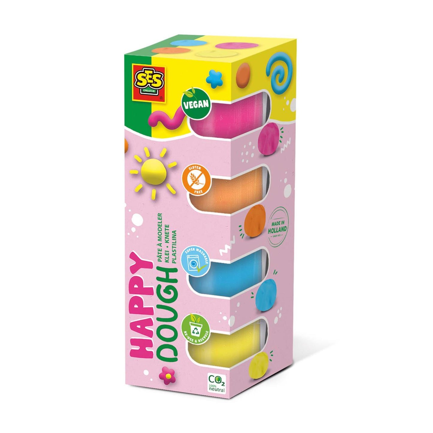 Ses feel good klei - happy (4x90gr)