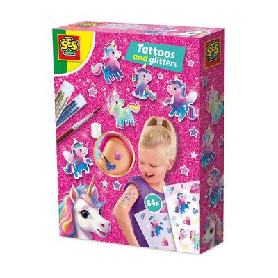 Tatuaggi SES e glitter - Unicorno