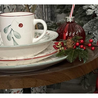 Svenska plato vivo verde intenso 'berry' ø20,5cm