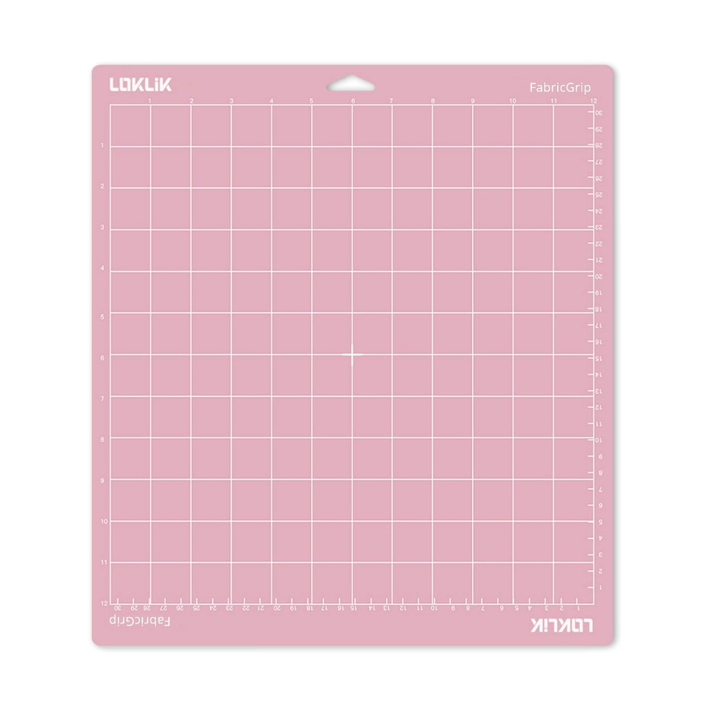 Loklik • snijmat fabric grip 30,5x30,5cm roze 3st.