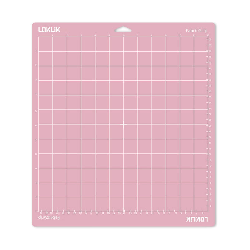 Loklik • snijmat fabric grip 30,5x30,5cm roze 3st.