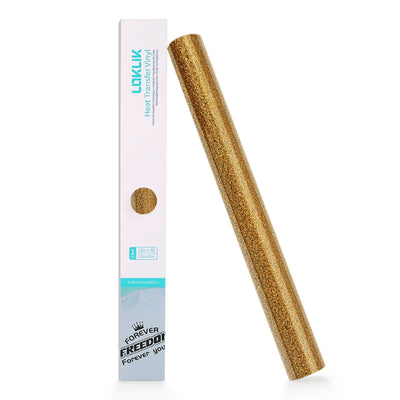 Loklik • lamina flessibile glitter oro 30,5x90cm