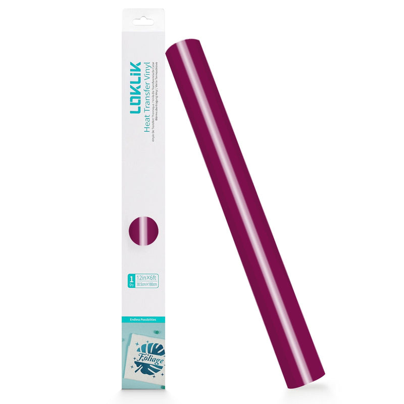 Loklik • pellicola flessibile basic rosa rosso 30,5x180 cm