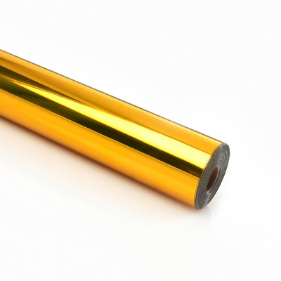 Loklik • permanent zelfklevend vinyl spiegelglans metallic goud 30,5x180cm