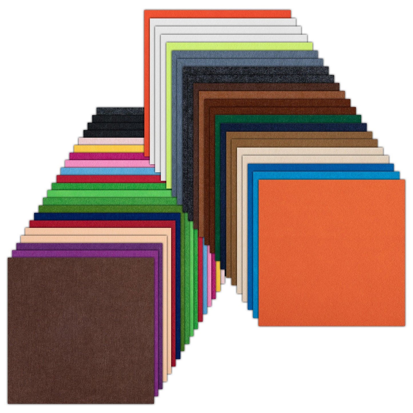 Loklik • feltro multipack 20,5x20,5cm assortito 1mm 42x