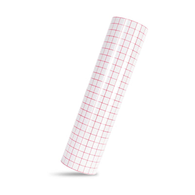 Loklik • transfertape met raster rol 30cmx15m rood