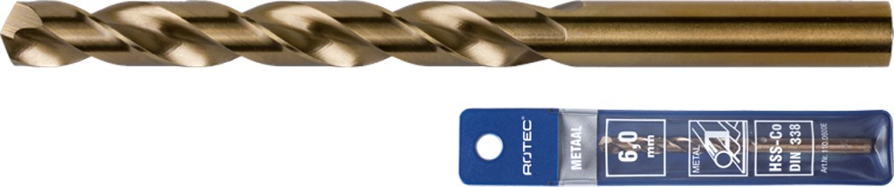Punta elicoidale Rotec hss-co din338 12,5mm