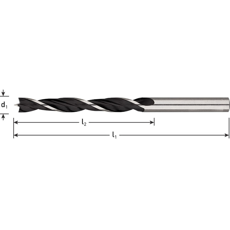 Rotec houtboor met centerpunt 8mm