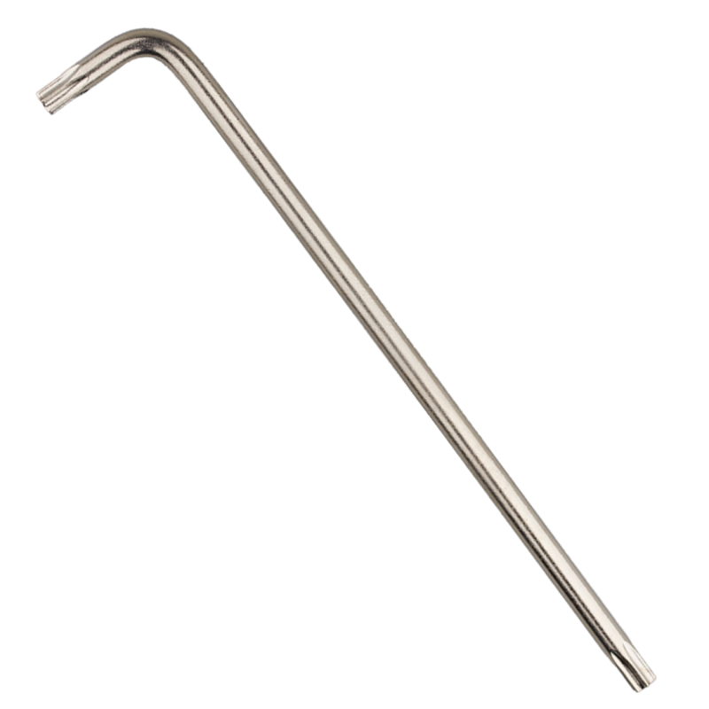 Chiave ad angolo Rotec torx® modello lungo t50 x 190mm (nichel) - 8902050