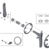 Tapa exterior Shimano para fc-r9100-p