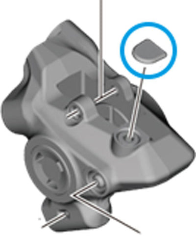 Tapón de tornillo de purga Shimano para br-r9270