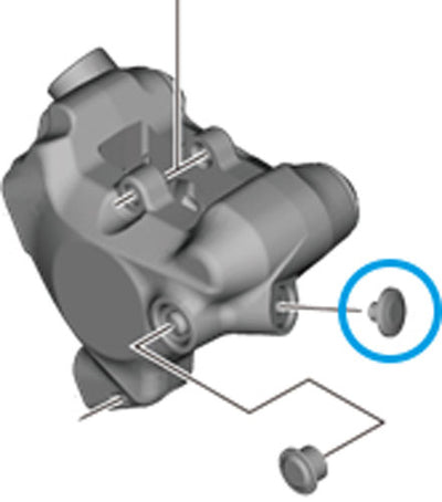 Tapón de tornillo de purga Shimano para br-r8170 br-r7170 br-rx820