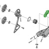 Gruppo asse Shimano per staffa deragliatore posteriore rd-r8000