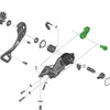 Shimano axle unit for rd-m9000 rear derailleur bracket