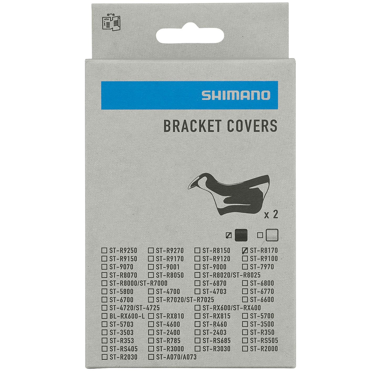 Cubiertas de pedalier Shimano para st-r8170