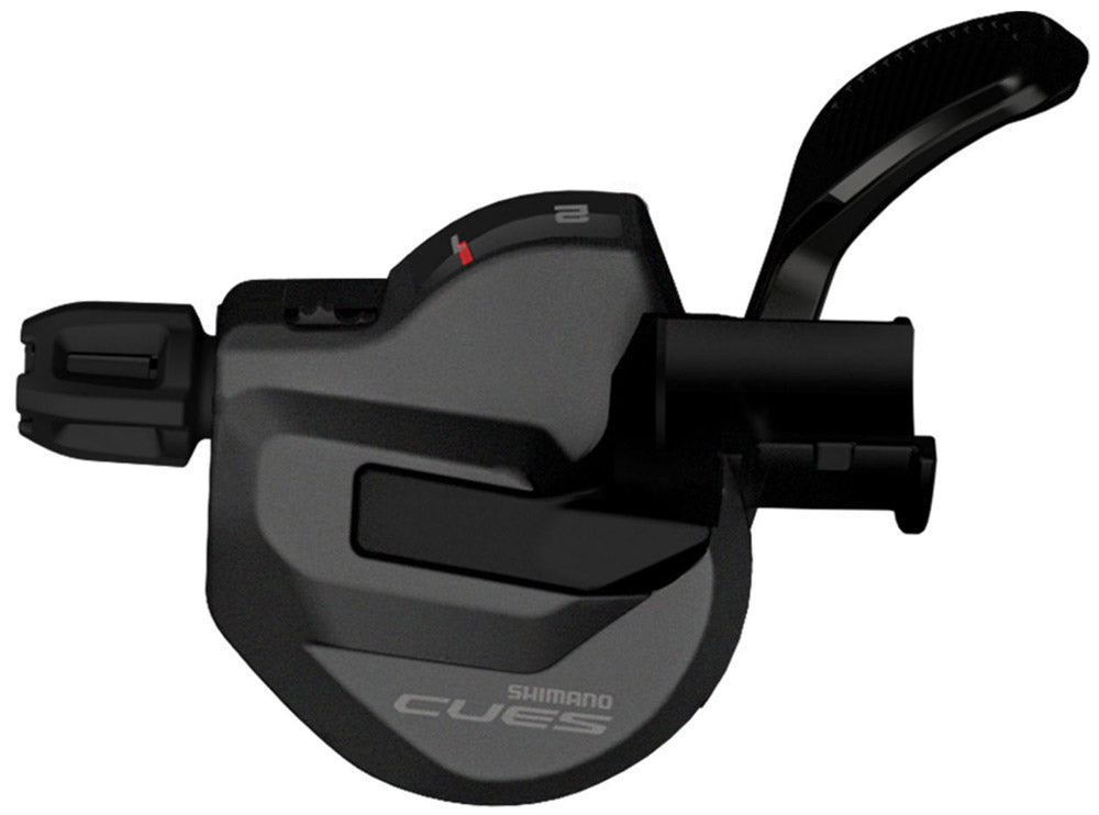 Shimano cues sl-u8000 palanca de cambios i-spec ii de 2 velocidades izquierda con pantalla óptica de marcha
