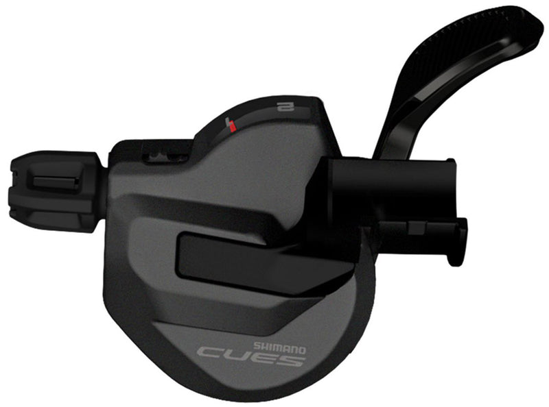 Shimano cues sl-u8000-i mono i-spec ii shifter w gear indicator 2x