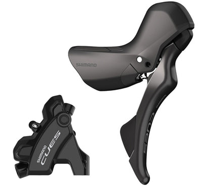 Shimano cues st-u6030+br-u6030 10 freno de disco trasero de 11 velocidades