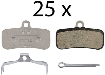 Pastiglie freno a disco in resina Shimano d03s (confezione officina da 25)