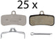 Pastillas de freno de disco Shimano d03s resina (pack taller 25)