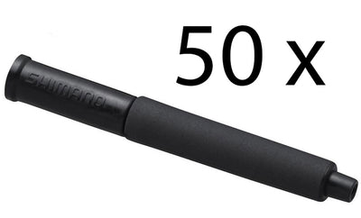 Tapa sellada Shimano con lengüeta y protector de goma (50 piezas)