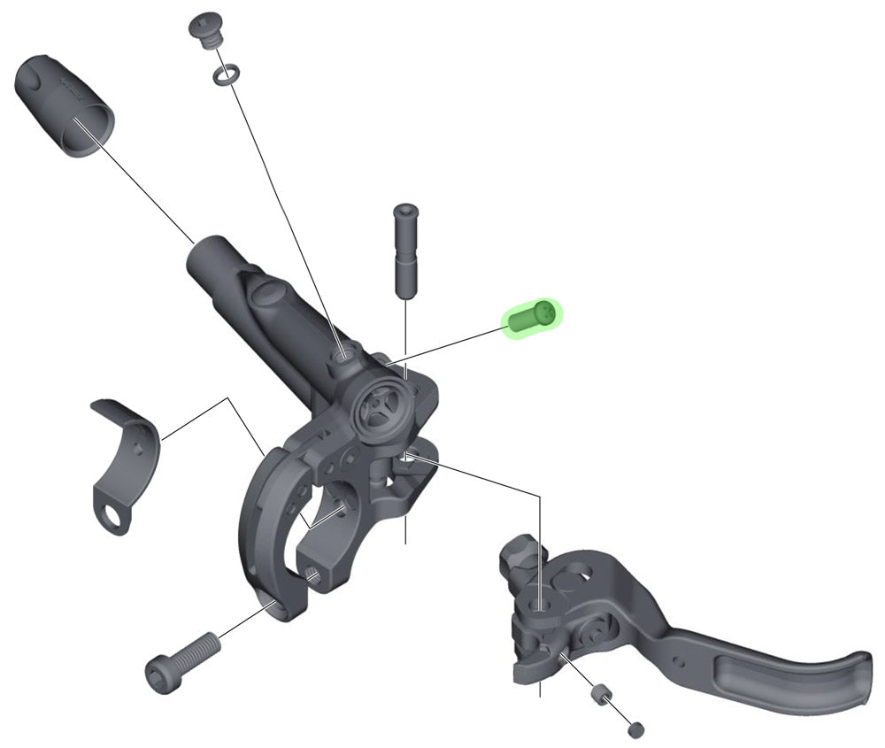 Tornillo de ajuste de carrera shimano para xtr saint