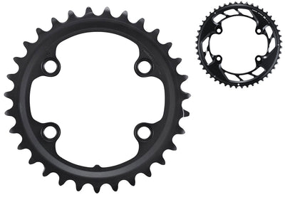 Plato Shimano grx fc-rx820 2x12 velocidades | 48 ventanas