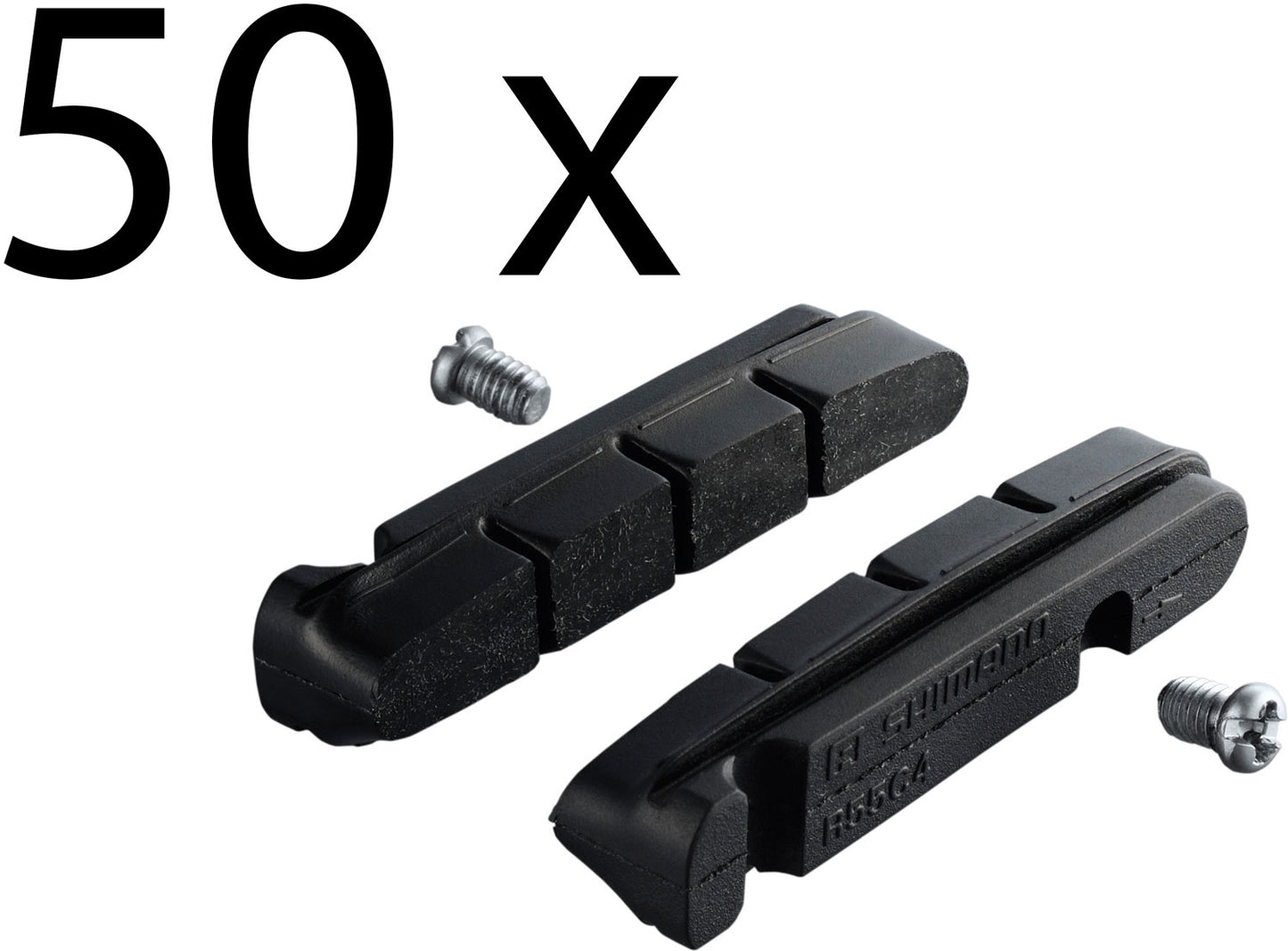 Pastillas de freno Shimano r55c4 para zapatas de freno de cartucho (50 pares)
