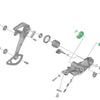 Shimano axle unit for rd-m7100 7120 rear derailleur bracket