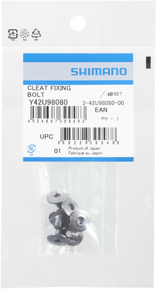 Bulloni di fissaggio della tacchetta Shimano m5 x 8mm per sm-sh10 11 12