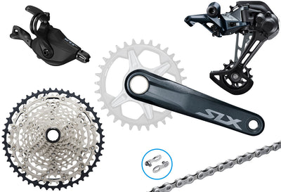 Grupo Shimano slx m7100 1x12 velocidades | 165 mm | 10-51 | abrazadera