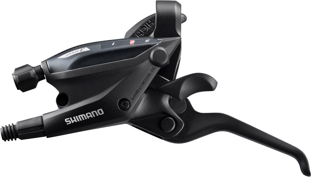 Shimano Versteller (a sinistra) con leva del freno a 3 velocità ST-EF505 3 dita nero
