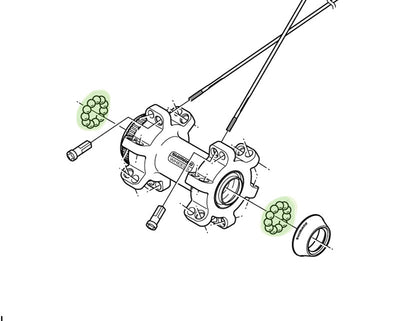 Sfere acciaio Shimano 5 32 (34 pezzi)