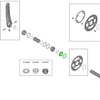 Ghiera Shimano per fc-m8100 m7100