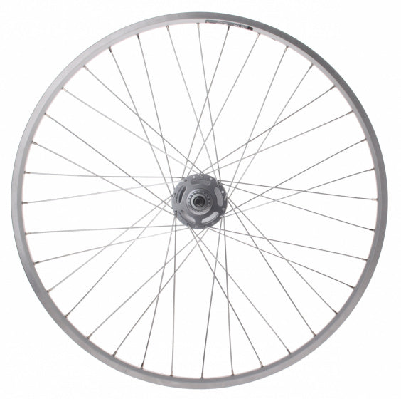 Rueda trasera KGS 28 pulgadas ETRO 622 ALU ZAC19 Silver Nexus 7 RollerBrake