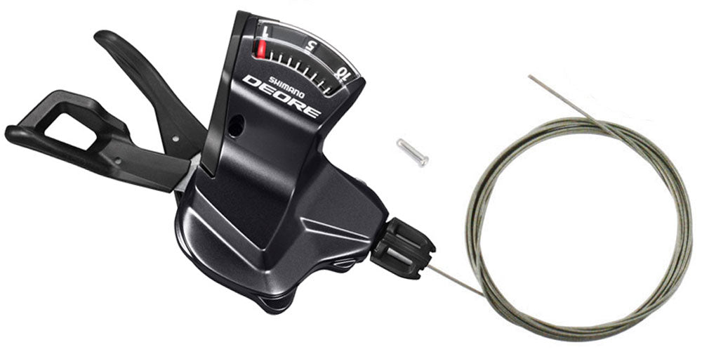 Shimano Verleller (derecha) 10 velocidades Deore Trekking SL-T6000