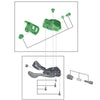 Tapa de carcasa Shimano completa para sl-m8000-i i-spec ii izquierda