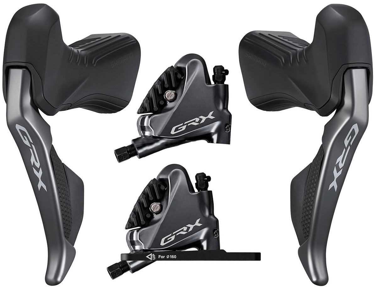 Juego de frenos de disco Shimano grx di2 st-rx815+br-rx810 2x11 velocidades