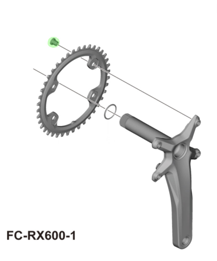 Tornillos de plato Shimano fc-rx610 rx600 u8000 m6000 m510