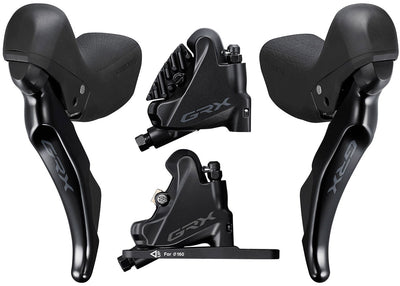 Juego de frenos de disco Shimano grx st-rx400+br-rx400 2x10 velocidades