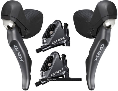 Juego de frenos de disco Shimano grx st-rx810+br-rx810 2x11 velocidades